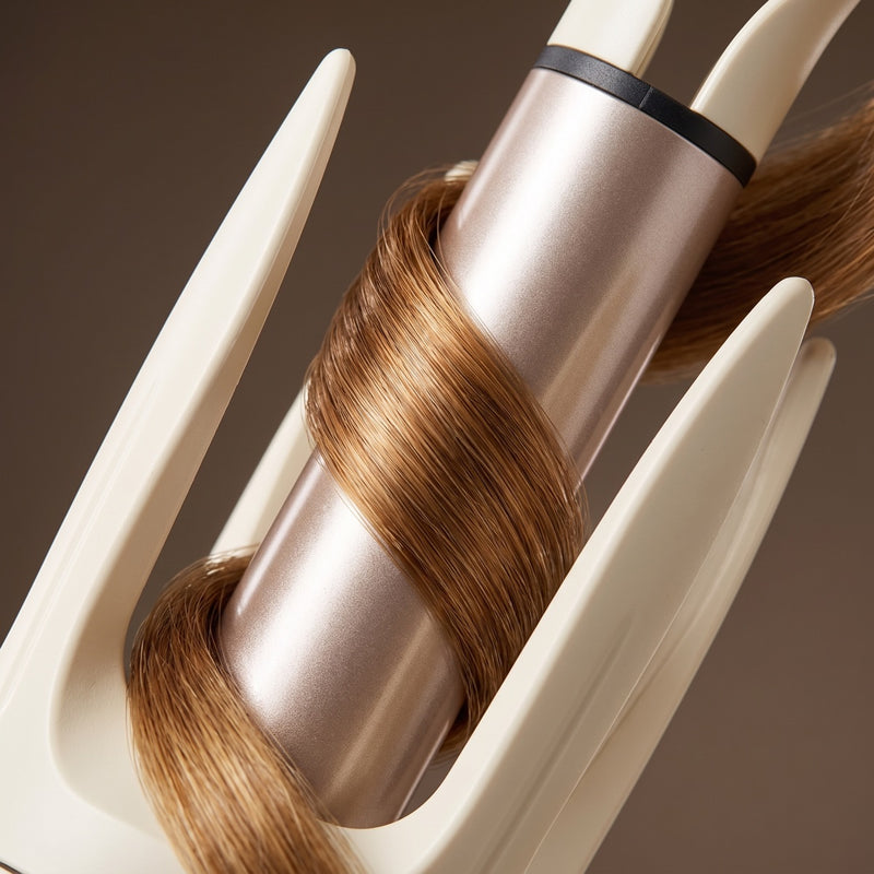 Close-up of the Sway Automatic Curler barrel